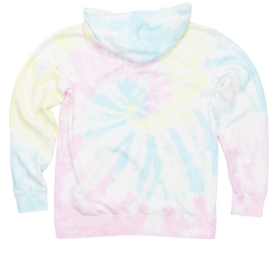 Celebrate Diversity&nbsp;, a Sunset Swirl Tie Dye Pullover Hoodie (back-view)