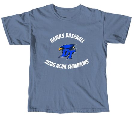 DT HAWKS, a Blue Jean Comfort Colors Unisex Tee