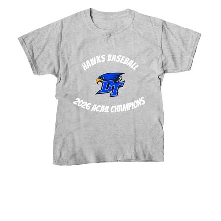 DT HAWKS, a Sport Grey Youth Unisex Tee