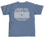 Doctor Car, a Blue Jean Comfort Colors Unisex Tee (back-view)