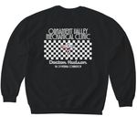 Doctor Car, a Black Softstyle Crewneck Sweatshirt (back-view)