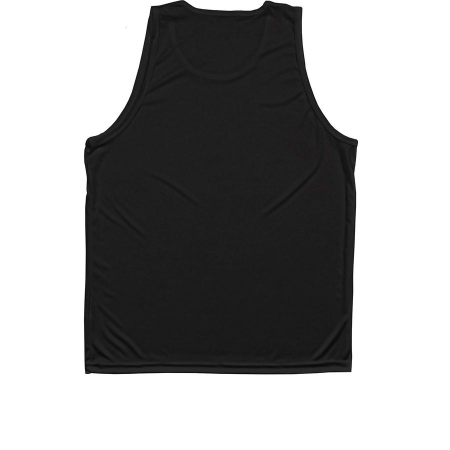2026 Collegiate Recovery Week Active Wear, a Black Unisex Performance Tank (back-view)