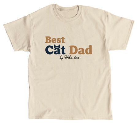 Best Cat Dad, a Sand Classic Unisex Tee