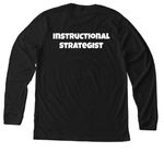 NSD TOSAs, a Solid Black Blend Premium Long Sleeve Tee (back-view)
