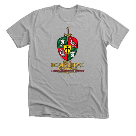Sword & Shield, a Athletic Heather Premium Unisex Tee