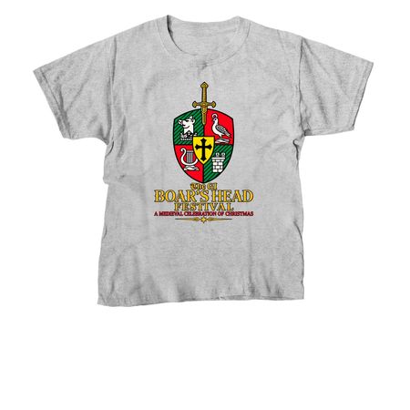 Sword & Shield, a Sport Grey Youth Unisex Tee