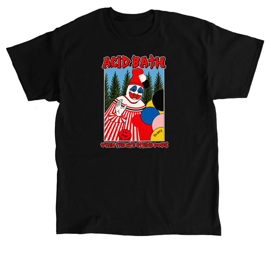 ACID BATH When The Kite String Pops T Shirt, a Black Classic Unisex Tee