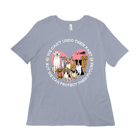 We can?t undo their past, a Vintage Denim Women?s Relaxed Cotton Tee