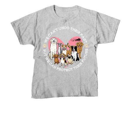 We can?t undo their past, a Sport Grey Youth Unisex Tee
