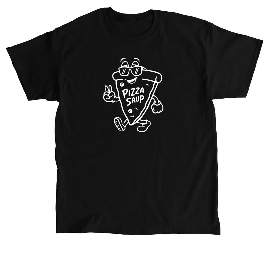F3 PIZZA SAUP / 2026, a Black Classic Unisex Tee