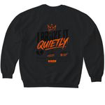 "Break The Cycle? Statement Crewneck, a Black Softstyle Crewneck Sweatshirt (back-view)