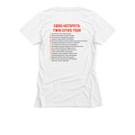 eBird Hotspots: Twin Cities Tour&nbsp;, a White Women's Slim Fit Tee (back-view)