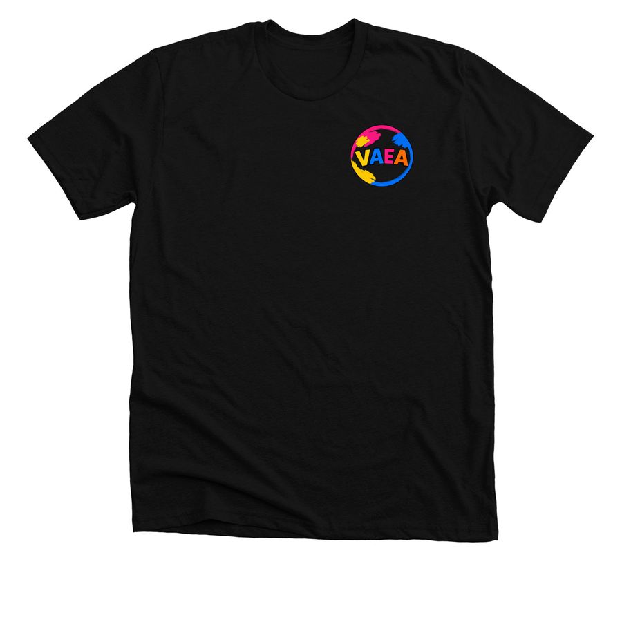 VA Art Ed Association 26, a Solid Black Blend Premium Unisex Tee