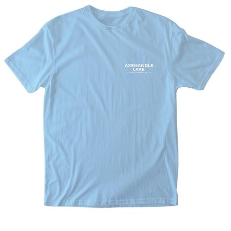 Shirts with Color Logo, a Light Blue Softstyle Cotton Tee