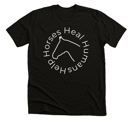HHHH, a Solid Black Blend Premium Unisex Tee