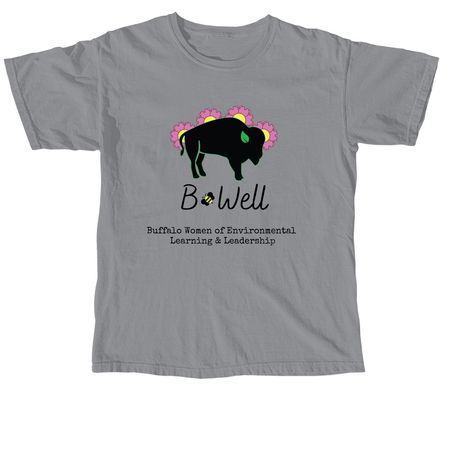 BWELL Logo, a Granite Comfort Colors Unisex Tee