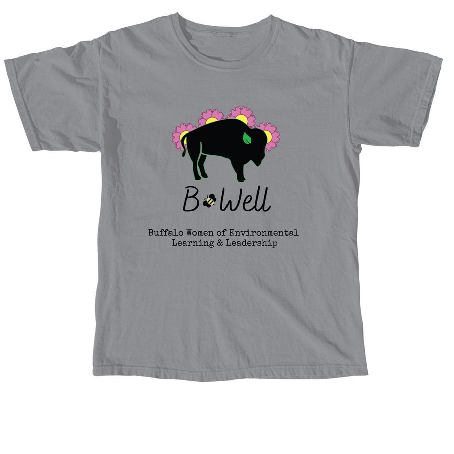 BWELL Logo, a Granite Comfort Colors Unisex Tee