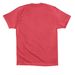CCR Design - Past Design, a Vintage Red Premium Cotton Tee (back-view)