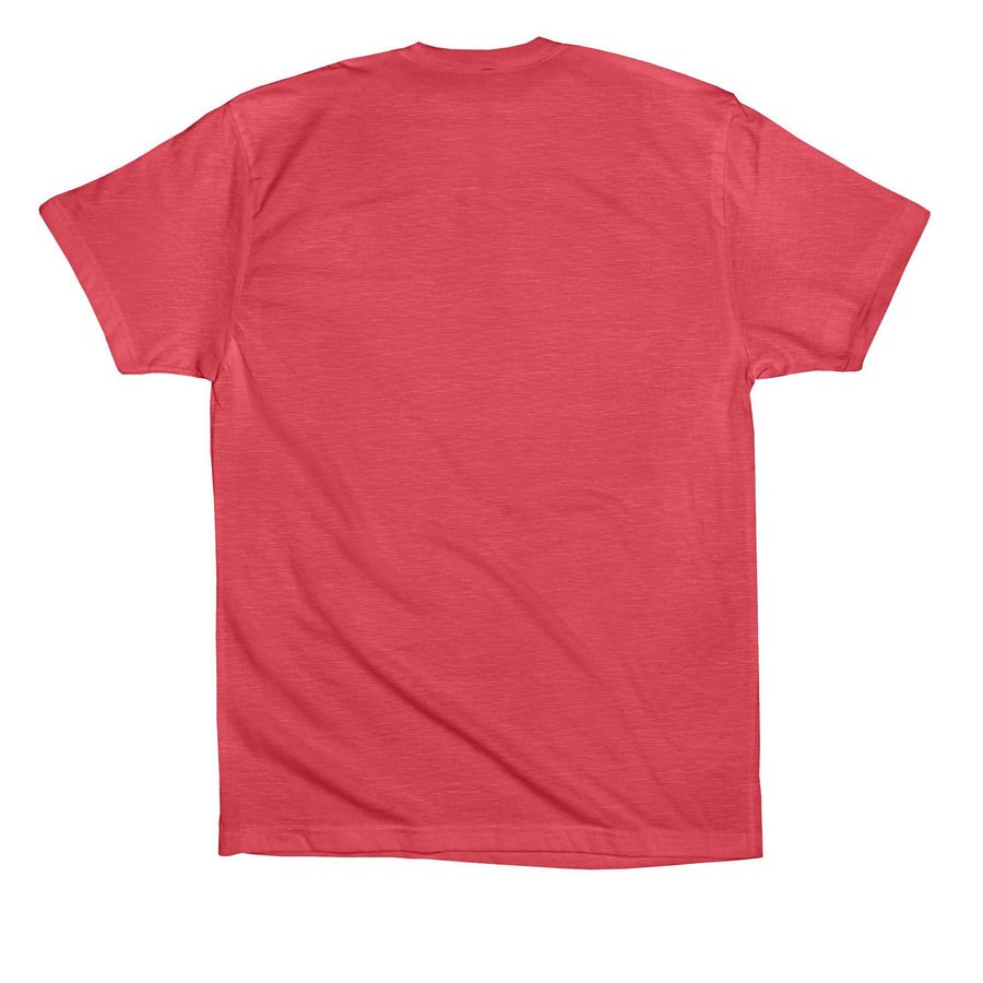 CCR Design - Past Design, a Vintage Red Premium Cotton Tee (back-view)