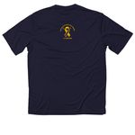 Lucas Lights The Way OMAS Activewear, a True Navy Classic Performance Tee (back-view)