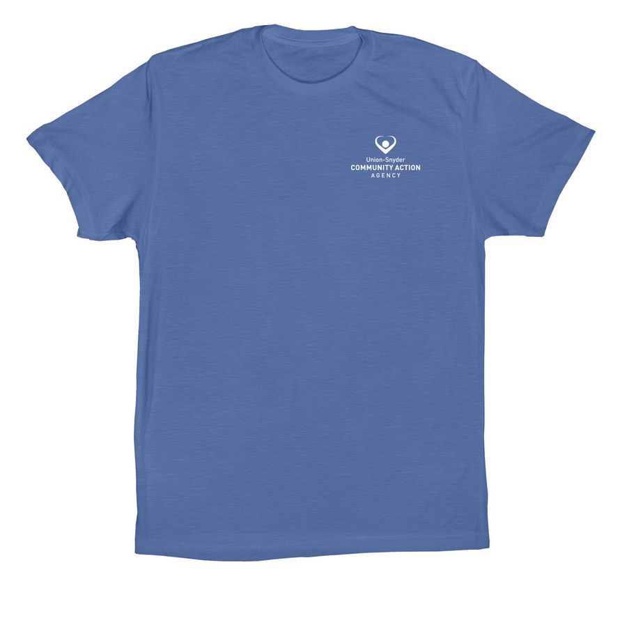 Community Action Works, a Columbia Blue Premium Cotton Tee