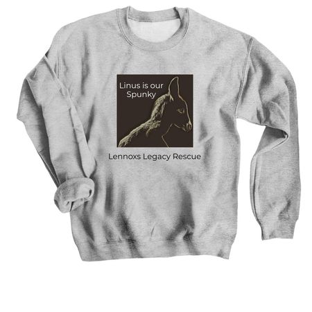 LINUS, a Sport Grey Crewneck Sweatshirt