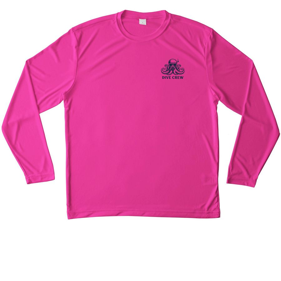 Cuan Law Trip Merch, a Neon Pink Unisex Performance Long Sleeve Tee