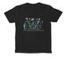 Limited Edition: White-Water Lily Shirt, a Black Comfort Colors Pocket Tee (back-view)