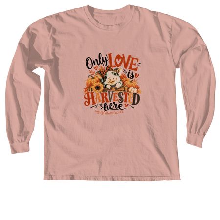 Harvest 2026, a Peachy Comfort Colors Long Sleeve Tee