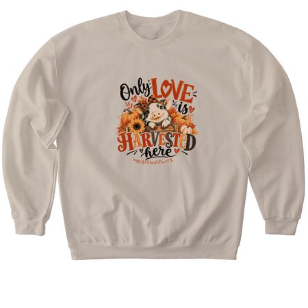 Harvest 2026, a Sand Softstyle Crewneck Sweatshirt