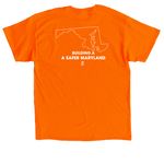 MPGV Advocacy Shirt, a Orange Classic Unisex Tee (back-view)