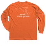 MPGV Advocacy Shirt, a Orange Classic Long Sleeve Tee (back-view)