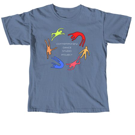 Style 3 (CIRCLE) - 2026 Names!, a Blue Jean Comfort Colors Unisex Tee
