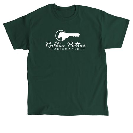 RPH Logo Tee (White Logo), a Forest Green Classic Unisex Tee