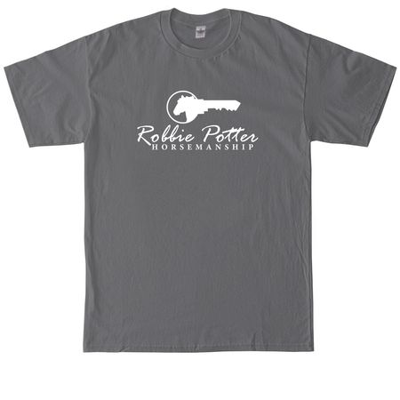 RPH Logo Tee (White Logo), a Charcoal Tall Classic Unisex Tee