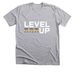Level Up Pride, a Athletic Heather Premium Unisex Tee