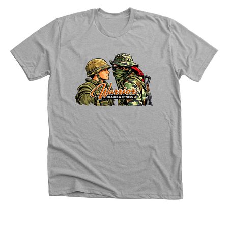 90's Warrior&nbsp;, a Athletic Heather Premium Unisex Tee