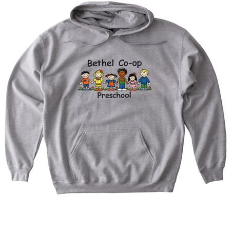 Adult/youth (Full color design), a Sport Grey Gildan Softstyle Pullover Hoodie