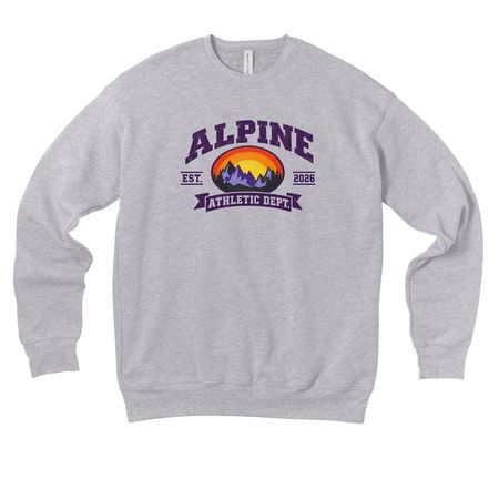 ALPINE 2026, a Athletic Heather Premium Drop Shoulder Sweatshirt