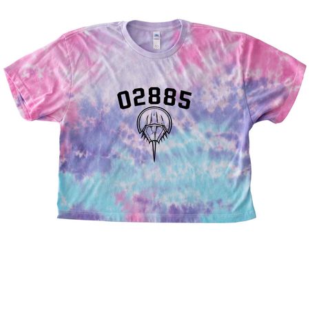 BIG 02885 COLLECTION, a Cotton Candy Women's Tie Dye Cropped Tee