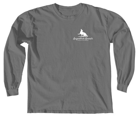 Augenblick Kennels, a Grey Comfort Colors Long Sleeve Tee