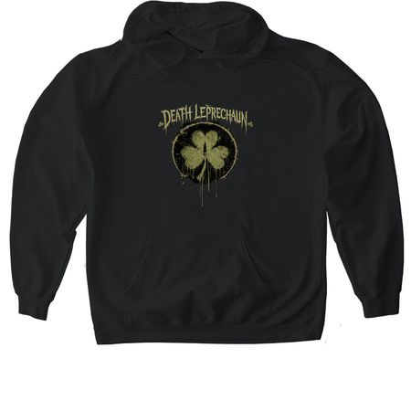 Death Leprechaun, a Black Gildan Softstyle Pullover Hoodie
