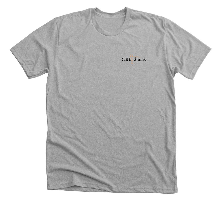 Until None Suffer Dark Font - Tops, a Athletic Heather Premium Unisex Tee