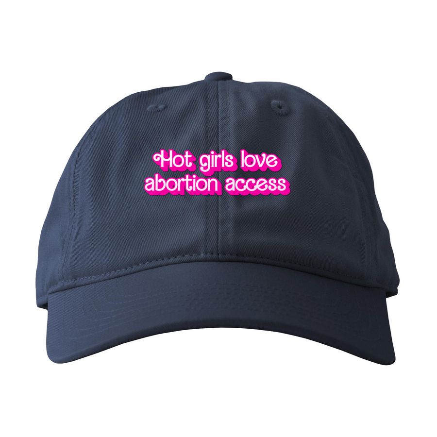 Hot Girls Love Abortion Access Hats, a Pacific Printed Eco Baseball Cap
