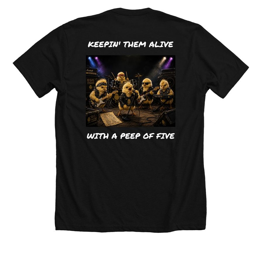 2026 Rally Week Respiratory Care T-Shirt, a Solid Black Blend Premium Unisex Tee (back-view)