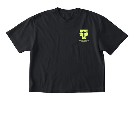 JESUS, a Black Comfort Colors Boxy Tee