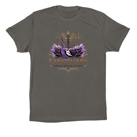 Sanctuary Circus Arts, a Asphalt Premium Cotton Tee