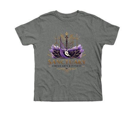Sanctuary Circus Arts, a Deep Heather Premium Youth Tee