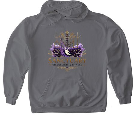 Sanctuary Circus Arts, a Charcoal Gildan Softstyle Pullover Hoodie
