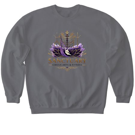 Sanctuary Circus Arts, a Charcoal Softstyle Crewneck Sweatshirt